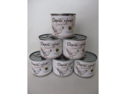 BOHEMIA Slepičí vývar s kousky masa 6 x 140ml