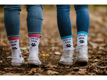 BAVLNĚNÉ PONOŽKY CHLUP SEM CHLUP TAM