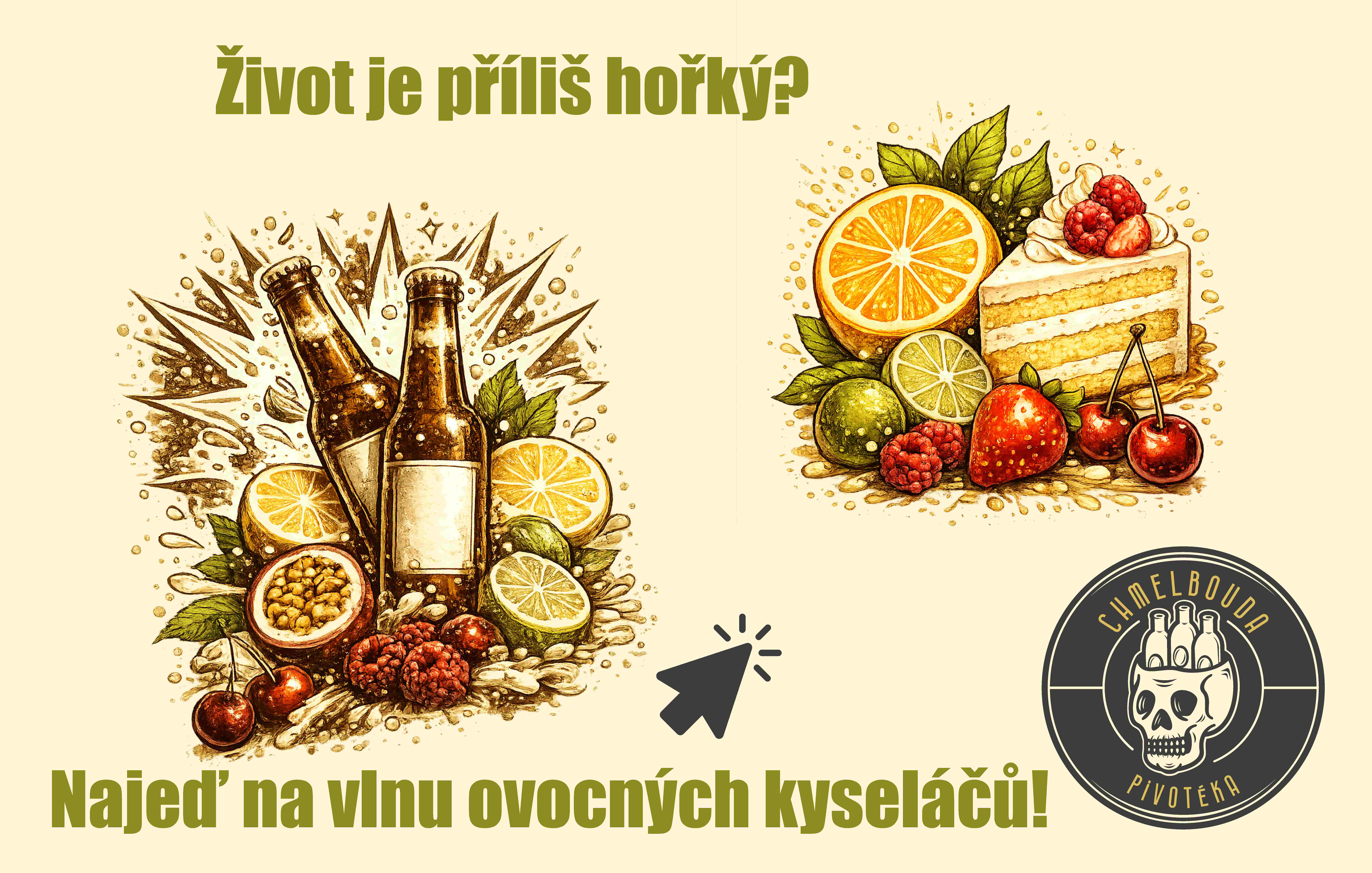 Nabídka ovocných kyseláčů