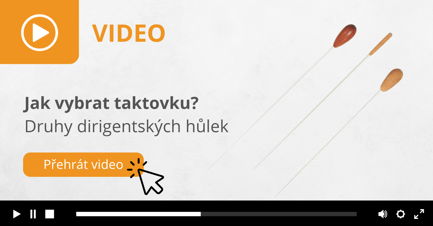 Jak vybrat taktovku: druhy dirigentských hůlek - video