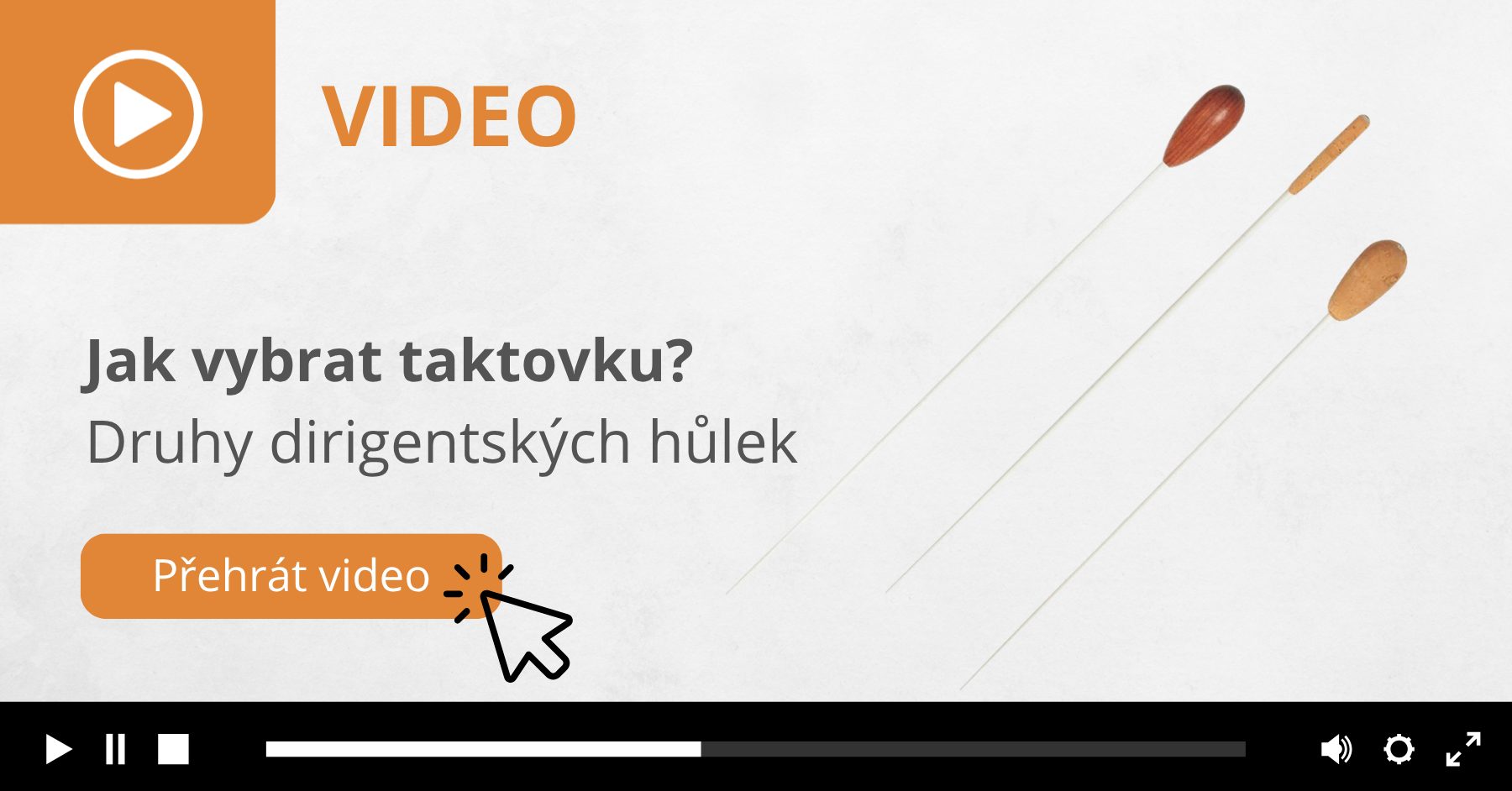 Jak vybrat taktovku: druhy dirigentských hůlek - video