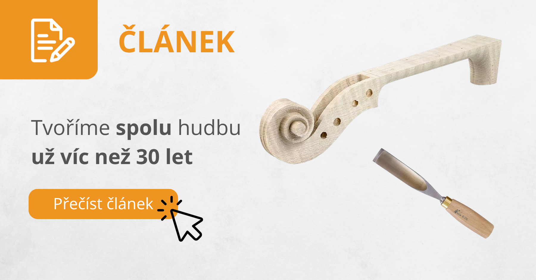 Proč u nás najdete nejen hudební nástroje, ale i nářadí…