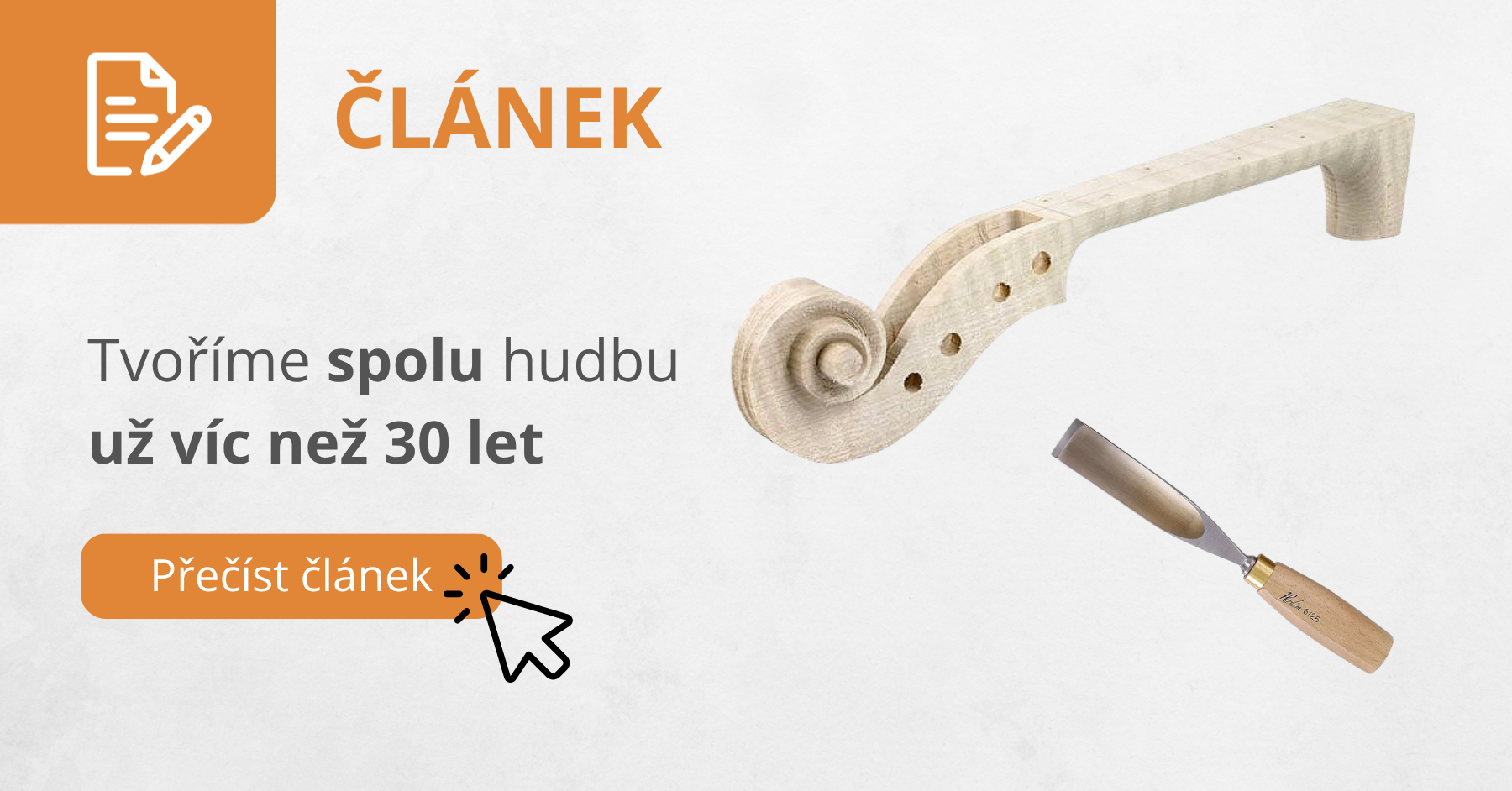 Proč u nás najdete nejen hudební nástroje, ale i nářadí…