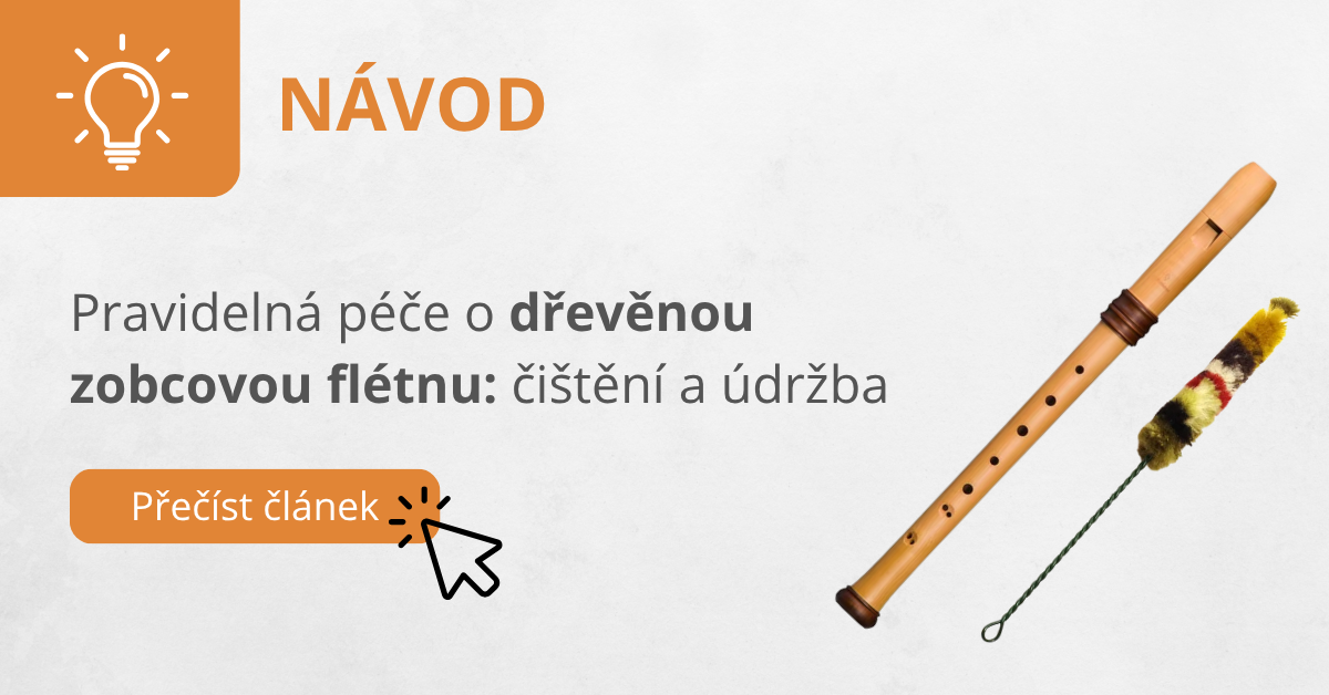 Pravidelná péče o dřevěnou zobcovou flétnu: čištění a údržba