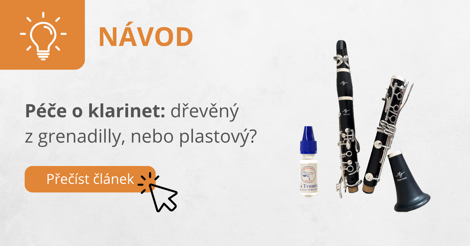 Péče o klarinet: dřevěný z grenadilly, nebo plastový?