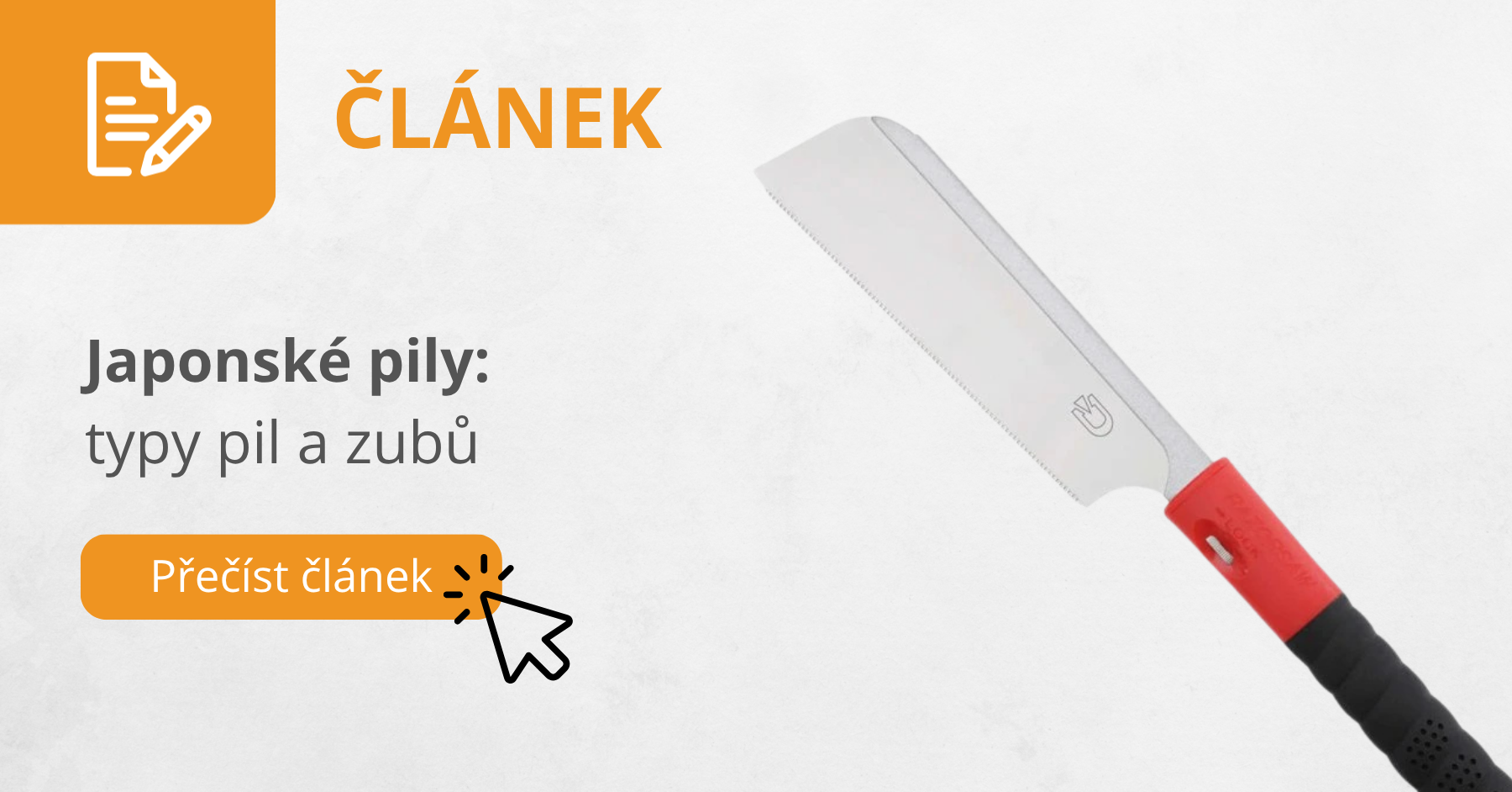 Japonské pily: typy pil a zubů