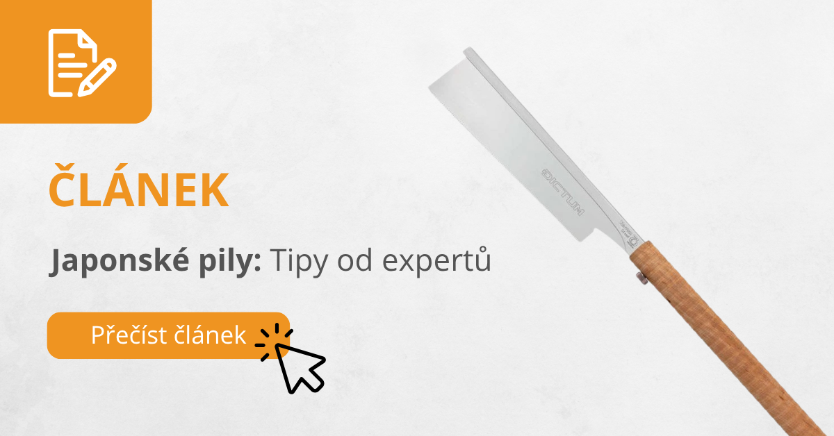 Japonské pily: Tipy od expertů