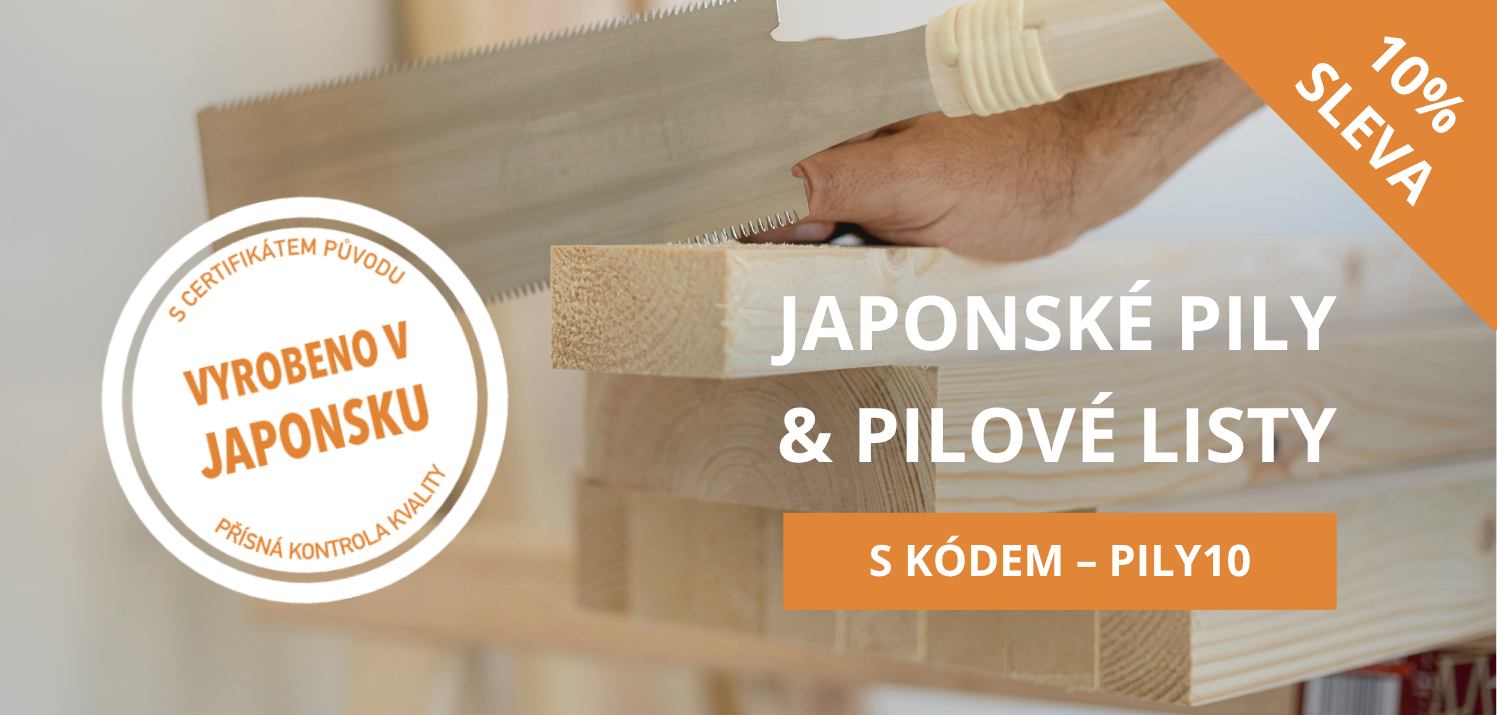 10% sleva na japonské pily s kódem PILY10