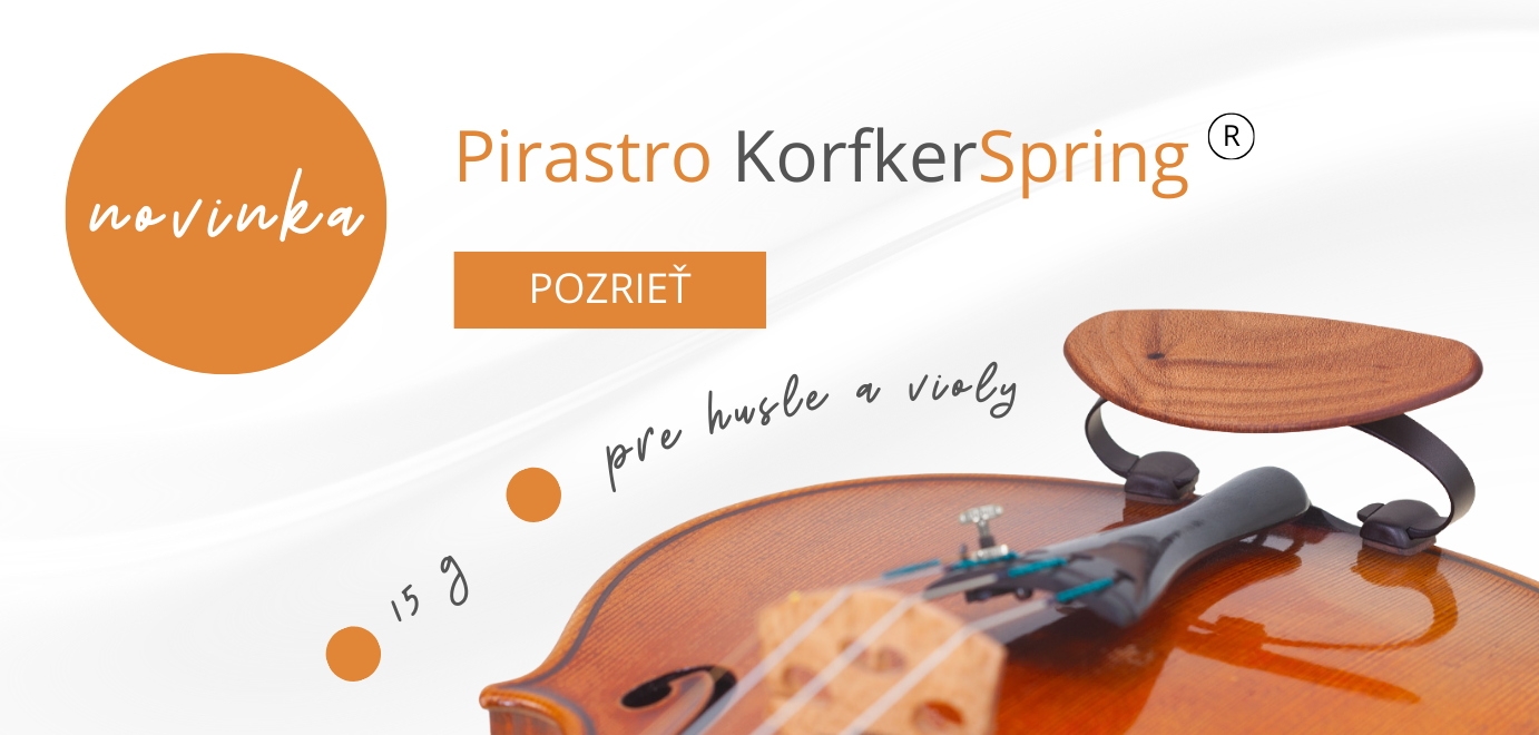 Flexibilný podbradník pre husle a violy Pirastro KorfkerSpring