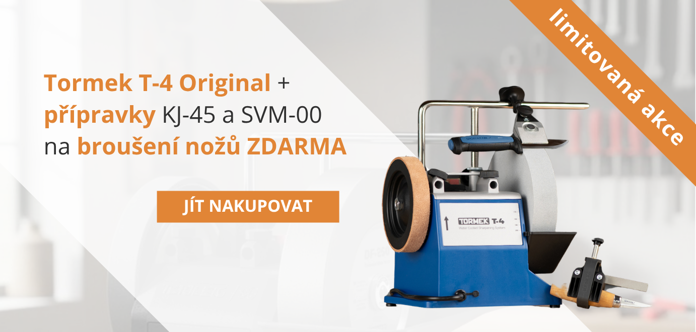 Tormek T-4 s 2 přípravky zdarma