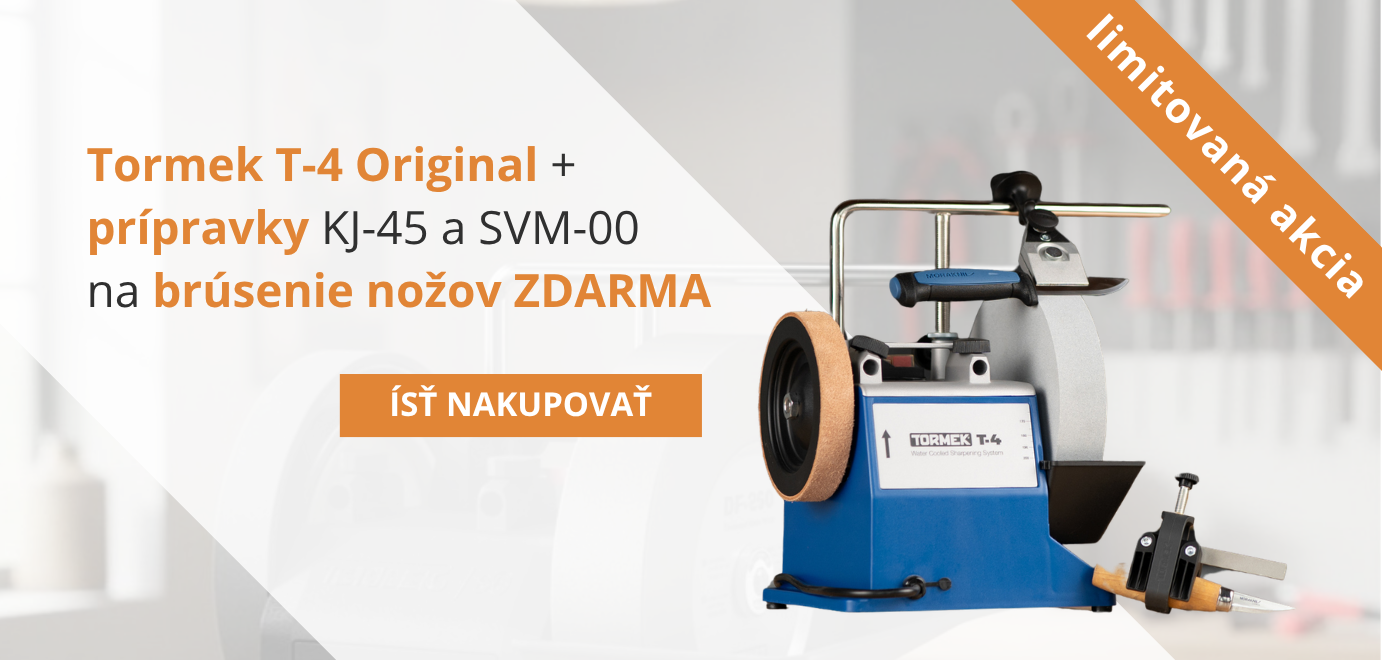 Tormek T-4 s 2 přípravky zdarma