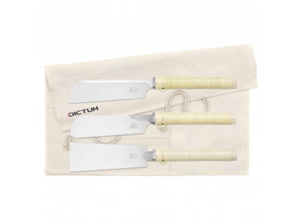 Dictum 712120 - Compact Saws, 3-Piece Set, Wooden Handle