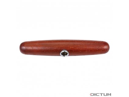 Dictum 700399 - Padouk Handle for Reamers with Hexagonal Shaft, Spindle Shape, Cello