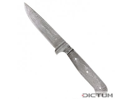 Čepel Dictum 719319 - Full Tang Blade Blank, Random Damascus