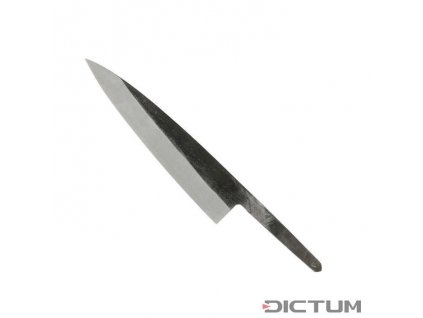 Dictum 719590 - Blade Blank with Black Forged Skin, 3 Layers, Gyuto 135 mm