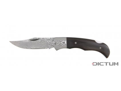 Kapesní nůž Dictum 719755 - Folding Knife Suminagashi, Ebony Wood, Large