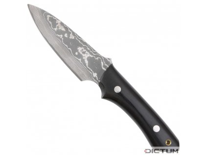 Outdoorový nůž Dictum 719862 - Saji Hunting Knife Linen Micarta, Bat