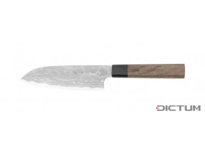 Japonský nůž Dictum 719881 - Shiro Kamo Hocho Santoku, White Paper Steel