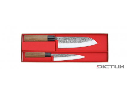 Dictum 719948 - Tadafusa Hocho Nashiji, 2-Piece Set, Santoku and Gyuto