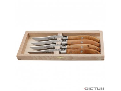 Dictum 719995 - Laguiole Steak and Table Knives, 4-Piece Set