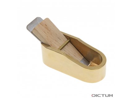 Dictum 702509 - Herdim® Plane with Wooden Wedge, Flat Sole, Blade Width 23 mm