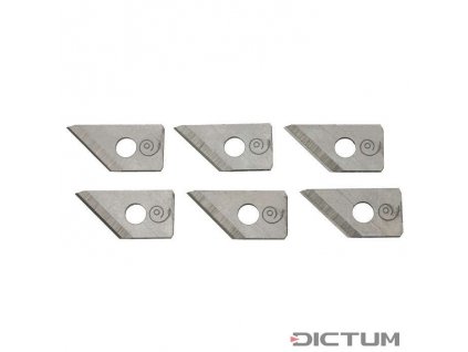 Dictum 716169 - Replacement Blade Set for Hole Cutter with Knob Handle, 10-Piece Set