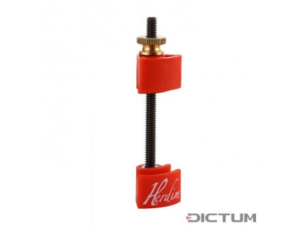Dictum 735602 - Herdim Violin, Viola Assembly Clamp for Corners, Red