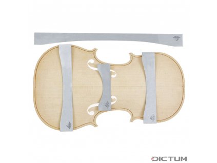 Dictum 739413 - Herdim Arching Templates, 4-Piece Set, Top, Violin, Guarneri Kreissler 1734