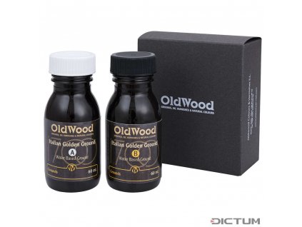 Dictum 450101 - Old Wood® Italian Golden Ground 1700, 2 x 60 ml