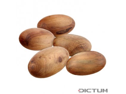 Dictum 831341 - Juniper Grained, 5 Wood Pebbles