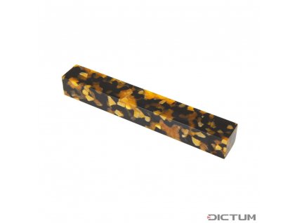 Dictum 831438 - Acrylic Pen Blanks, Amber/Black