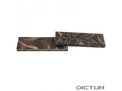 Dictum 831462 - Acrylic Handle Scales, Chocolate