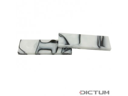 Dictum 831463 - Acrylic Handle Scales, Mother of Pearl/Black