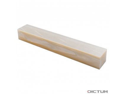 Dictum 831597 - Acrylic Pen Blank, Ivory Pearl