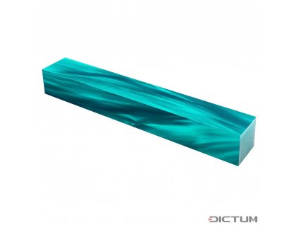 Dictum 831633 - Acrylic Pen Blank, Turquoise Pearl