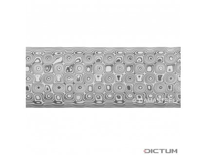 Dictum 831800 - Damasteel® DS93X™ Rose Damascus Steel, 26 x 3.2 x 180 mm