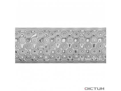 Dictum 831802 - Damasteel DS93X™ Rose Damascus Steel, 32 x 4 x 210 mm