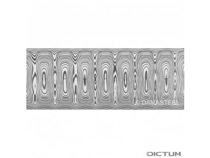 Dictum 831804 - Damasteel DS93X™ Odins Eye™ Damascus Steel, 26 x 3.2 x 180 mm