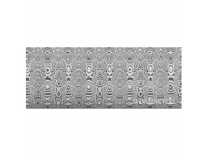 Dictum 831815 - Damasteel® DS93X™ Ladder Damascus Steel, 51 x 3.2 x 250 mm