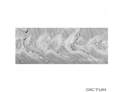 Dictum 831820 - Damasteel DS93X™ Bjórkmans Twist™ Damascus Steel, 26 x 3.2 x 180 mm