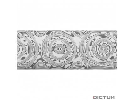 Dictum 831828 - Damasteel DS93X™ Grosserosen Damascus Steel, 26 x 3.2 x 180 mm