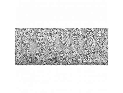 Dictum 831844 - Damasteel DS93X™ Odin Heim™ Damascus Steel, 26 x 3.2 x 180 mm