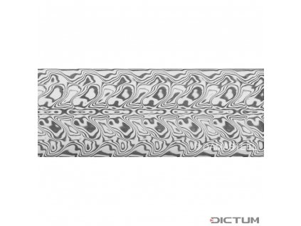 Dictum 831848 - Damasteel DS93X™ Gysinge™ Damascus Steel, 26 x 3.2 x 180 mm