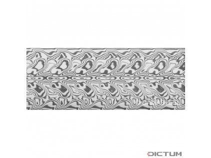 Dictum 831850 - Damasteel® DS93X™ Gysinge™ Damascus Steel, 32 x 4 x 210 mm