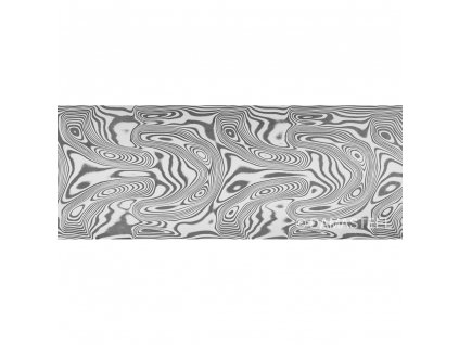 Dictum 831853 - Damasteel DS93X™ Thor™ Damascus Steel, 32 x 2.5 x 210 mm