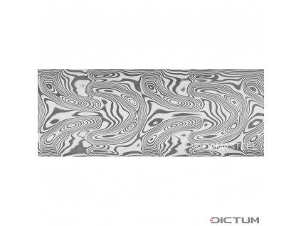 Dictum 831854 - Damasteel DS93X™ Thor™ Damascus Steel, 32 x 4 x 210 mm