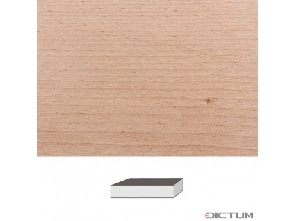 Dictum 831975 - Steamed Red Beech, 150 x 40 x 40 mm