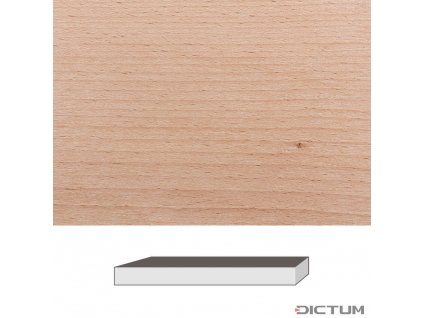 Dictum 831976 - Steamed Red Beech, 300 x 40 x 40 mm