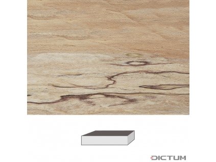 Dictum 832000 - Spalted Maple, 150 x 40 x 40 mm