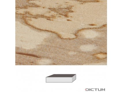 Dictum 832040 - Spalted Birch, 150 x 40 x 40 mm